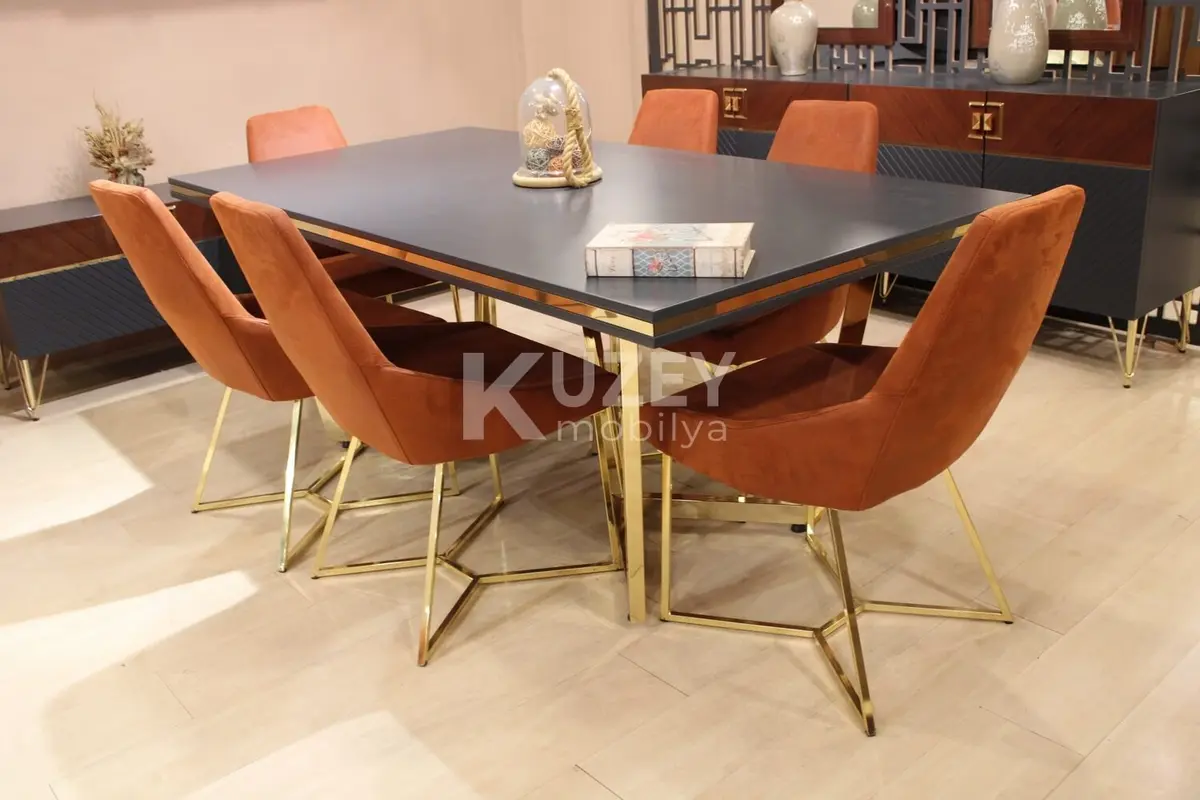 Gold Yemek Odası Takımı